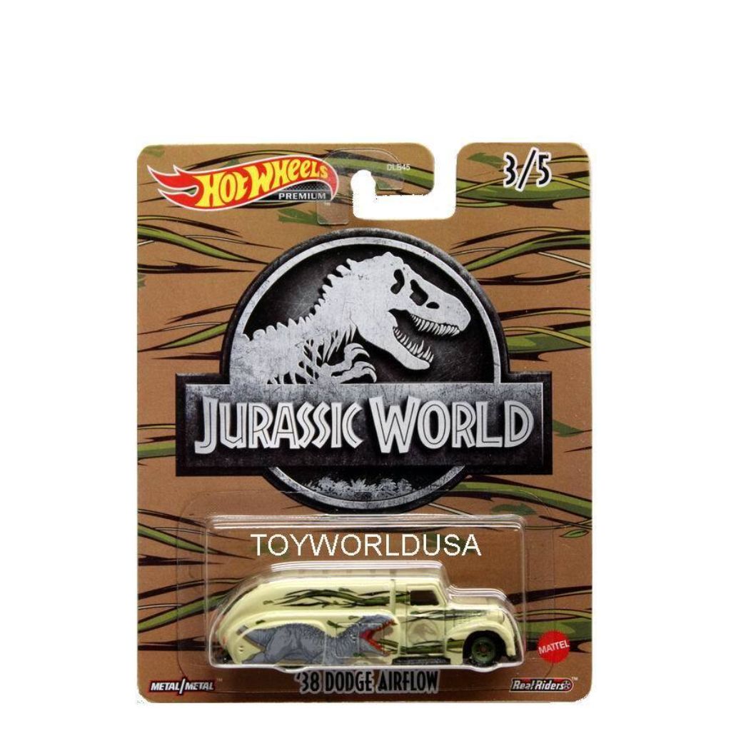 2022 hot wheels pop culture jurassic world #3 '38 dodge airflow