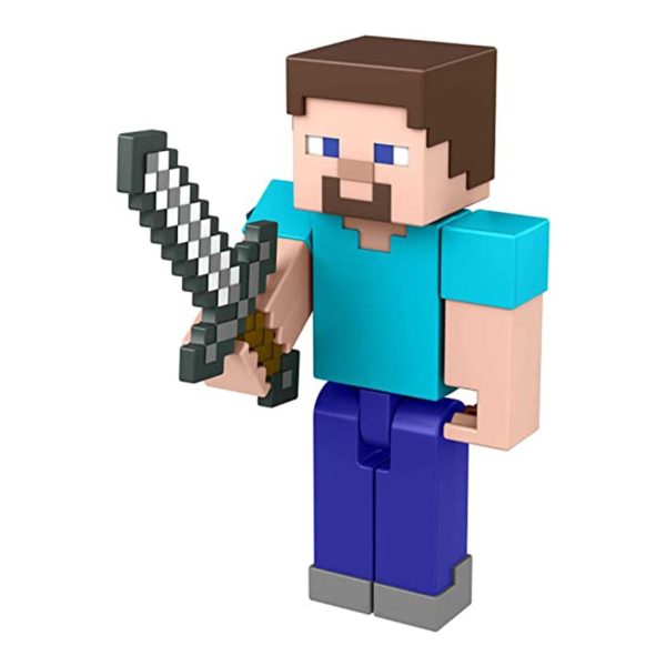 minecraft steve 3.25 inch figure