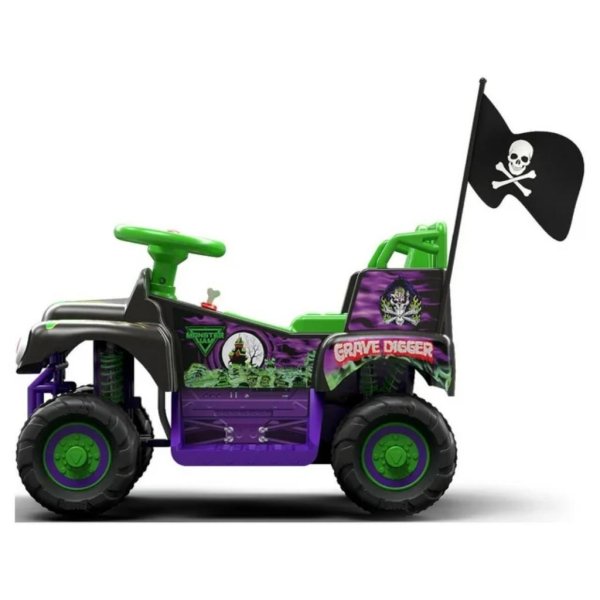 6 volt grave digger ride on car monster truck monster jam 3