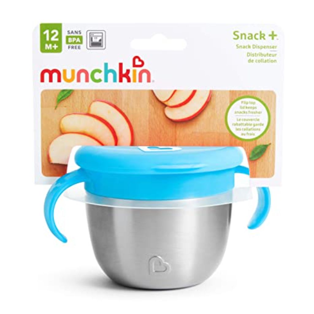 munchkin stainless steel snack catcher with lid 5