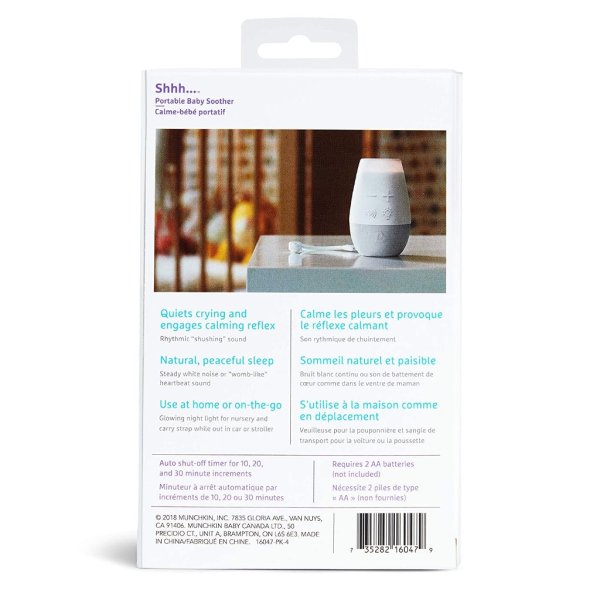 munchkin® shhh portable baby sleep soother (5)