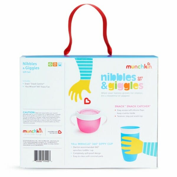 nibbles & giggles gift set pink 8