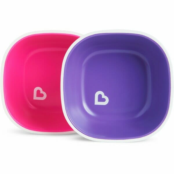 splash™ toddler bowls pink and purple 1