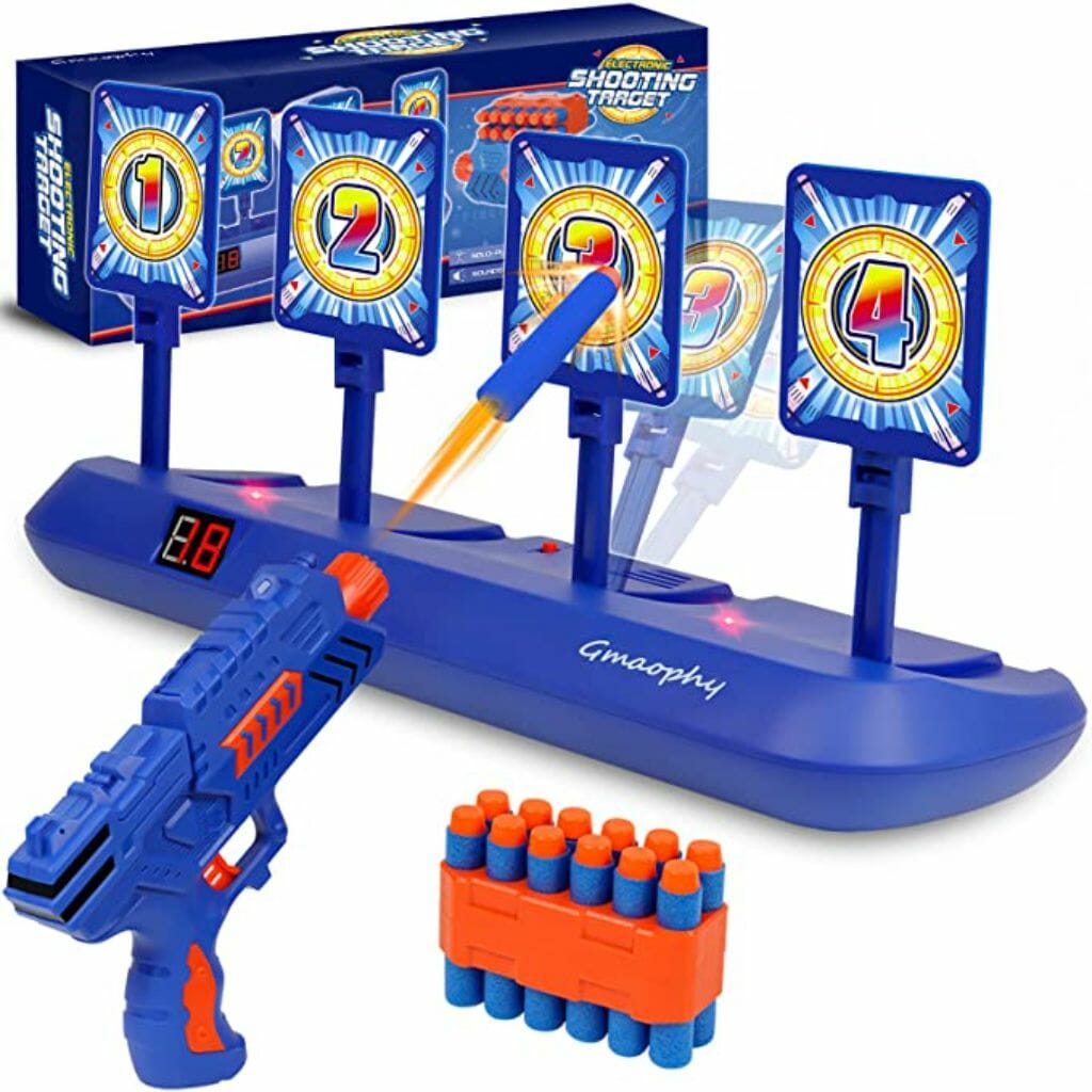 digital shooting targets with foam dart toy 1