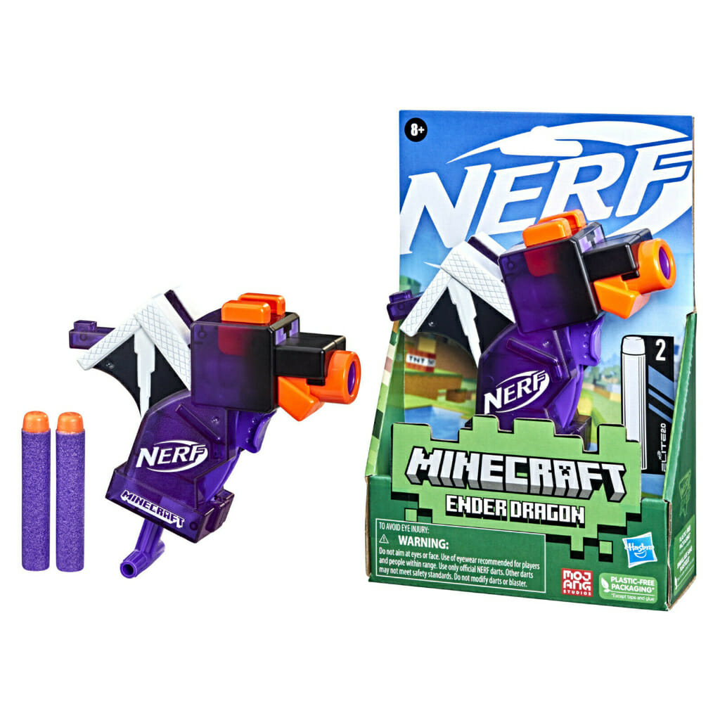 nerf microshots minecraft ender dragon mini blaster4