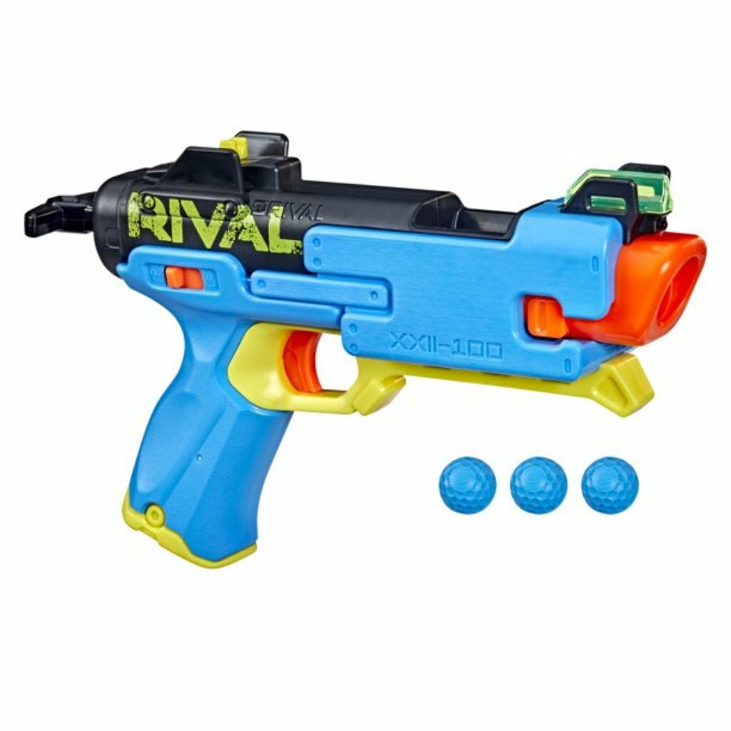 nerf rival fate xxii 100 blaster, includes 3 nerf rival accu rounds 1