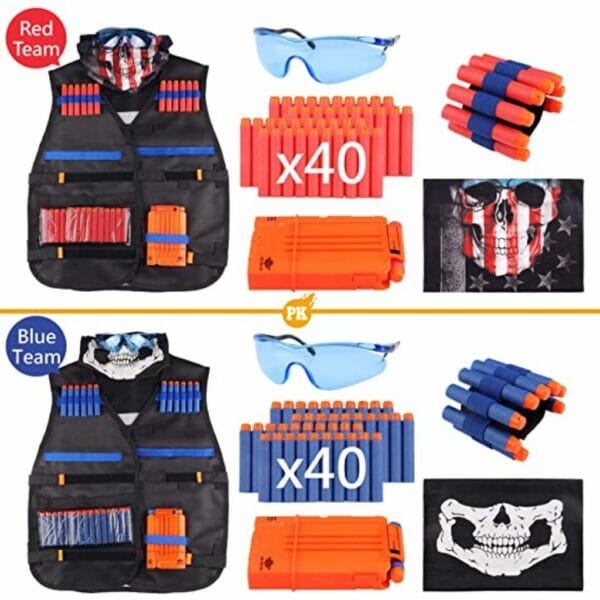 tactical vest kit 2 pack for nerf guns n strike elite 2