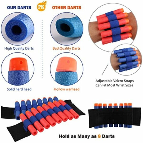 tactical vest kit 2 pack for nerf guns n strike elite 6