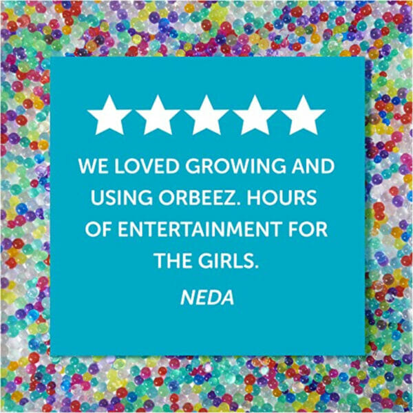 orbeez, the one and only, 75,000 non toxic rainbow water beads, sensory toy for kids aged 5 and up3