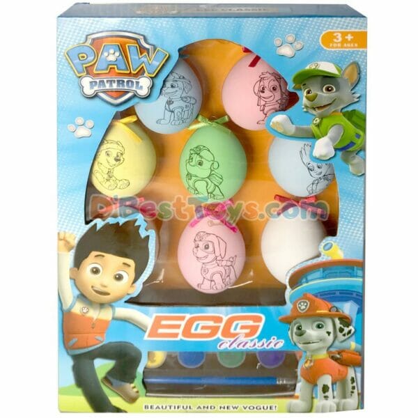 paw patrol egg classic set 8x1