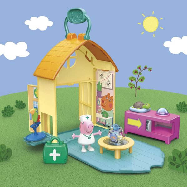 peppa pig peppa’s adventures peppa visits the vet fun playset preschool toy2