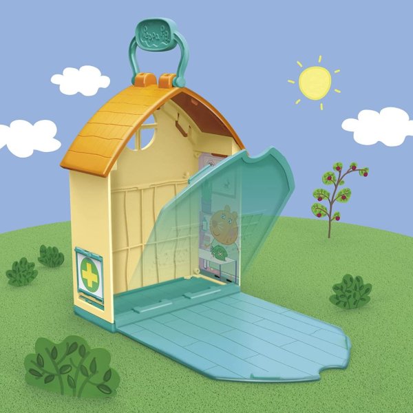 peppa pig peppa’s adventures peppa visits the vet fun playset preschool toy3