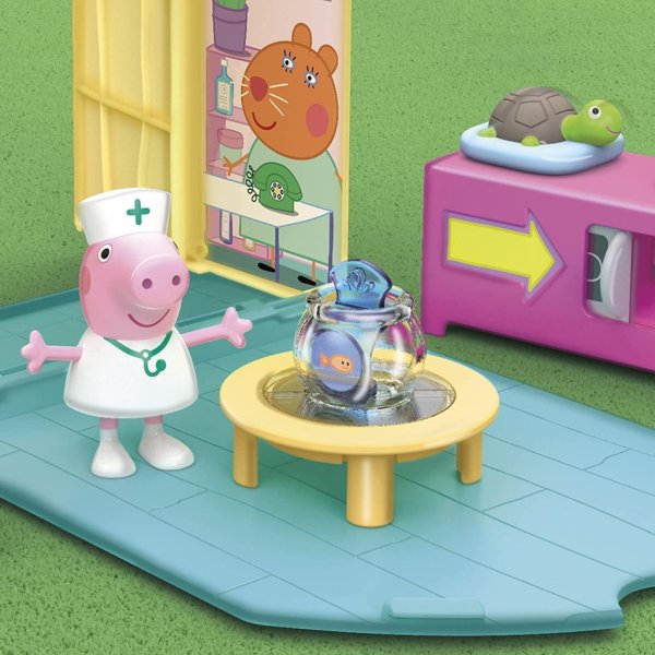 peppa pig peppa’s adventures peppa visits the vet fun playset preschool toy4