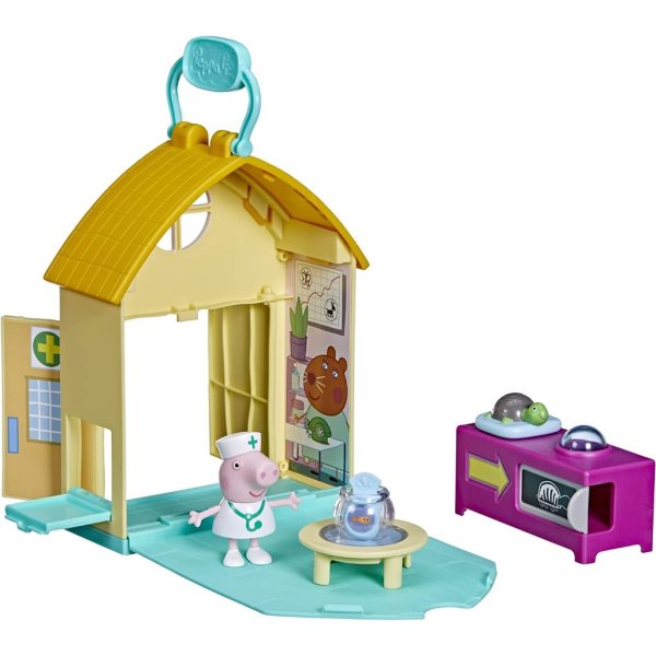 peppa pig peppa’s adventures peppa visits the vet fun playset preschool toy7