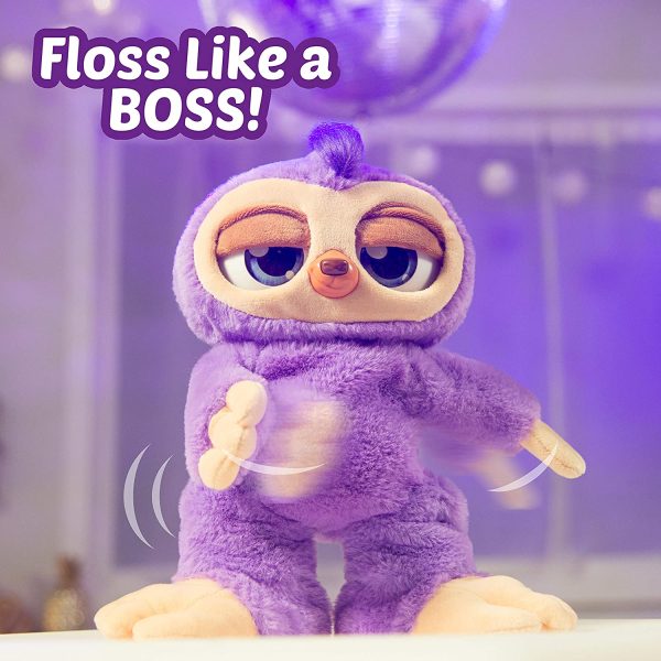 pets alive fifi the flossing sloth purple 4
