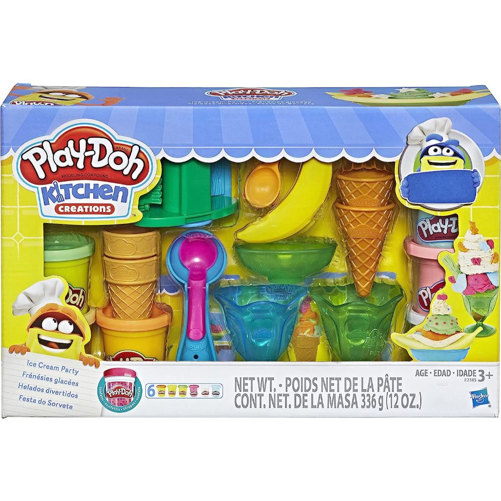 play doh kitchen creations ice cream party play food set (1) (1)