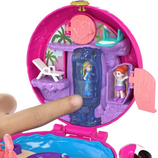 polly pocket™ pocket world flamingo floatie compact2