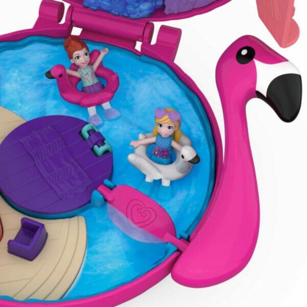 polly pocket™ pocket world flamingo floatie compact3