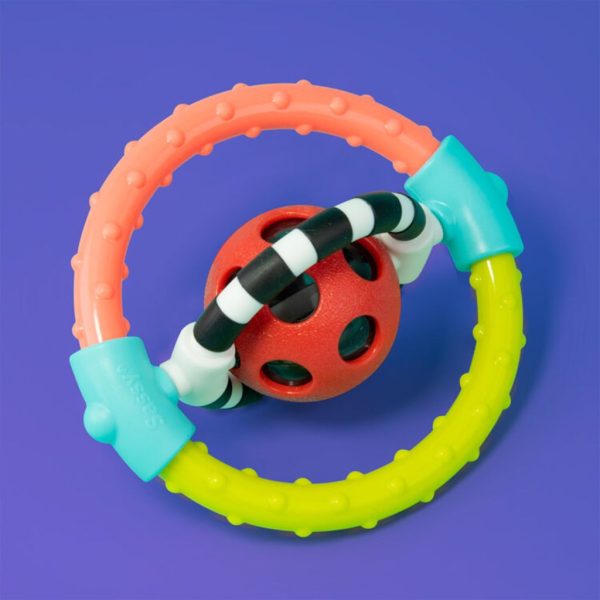 sassy spin and chew ring rattle