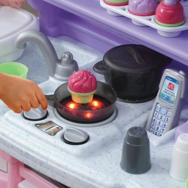 step2 little bakers kids play kitchen with 30 piece accessory play set6