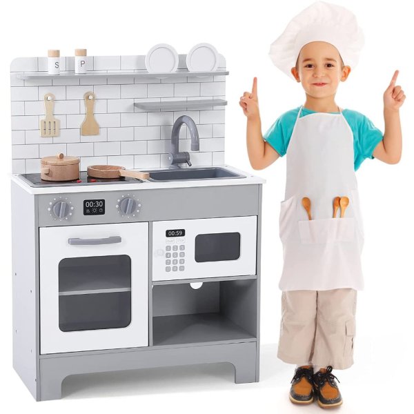 bophy wooden kitchen playset
