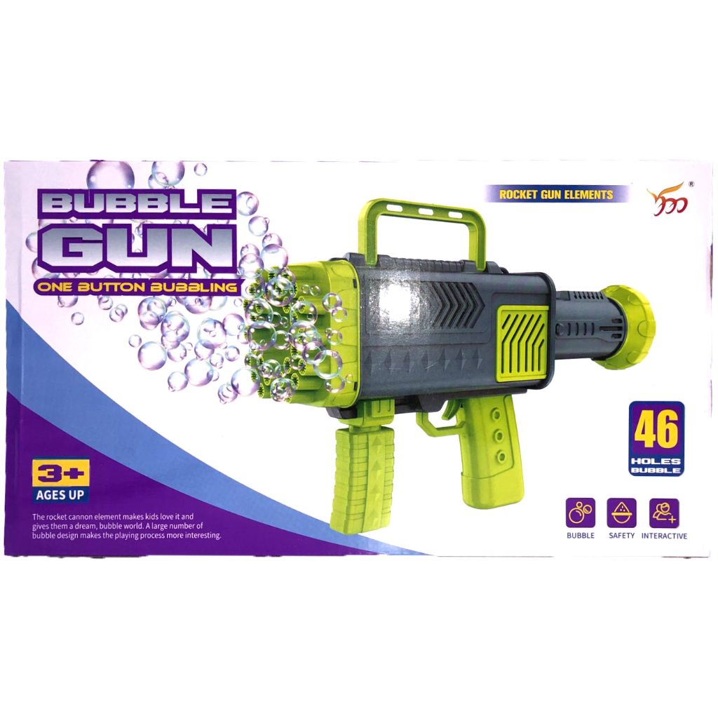 bubble gun one button bubbling