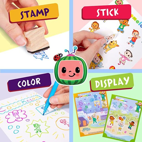 cocomelon wooden stamp (1)