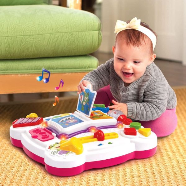 leapfrog learn and groove musical table pink 2