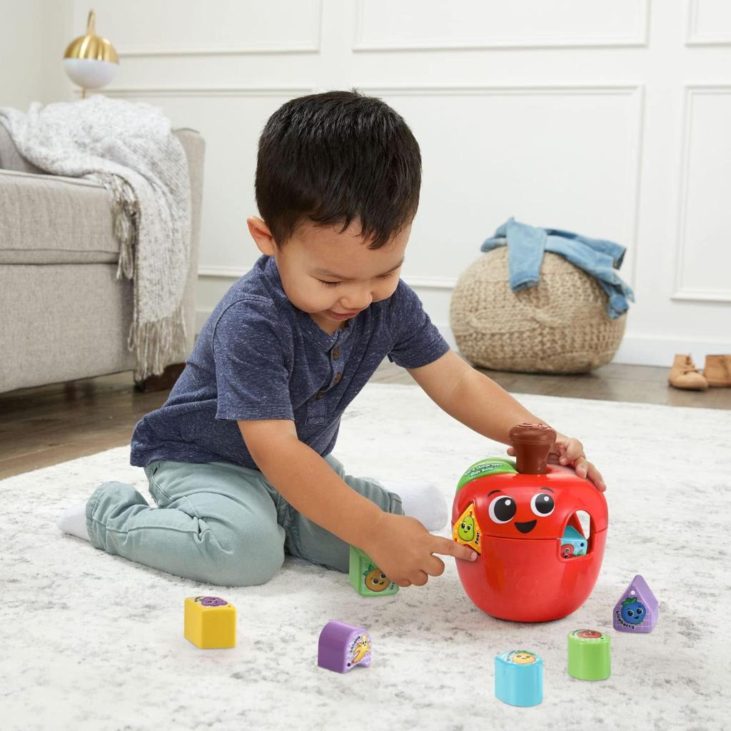 leapfrog spin and change apple shape sorter4