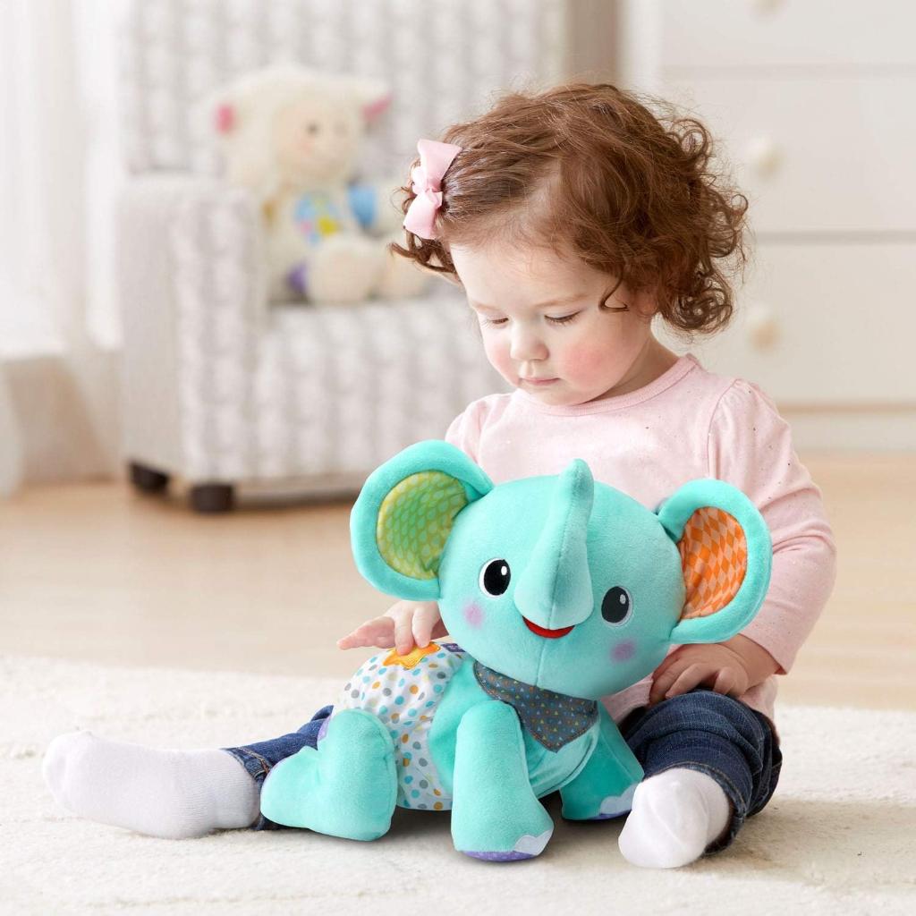 vtech baby explore and crawl elephant, teal3