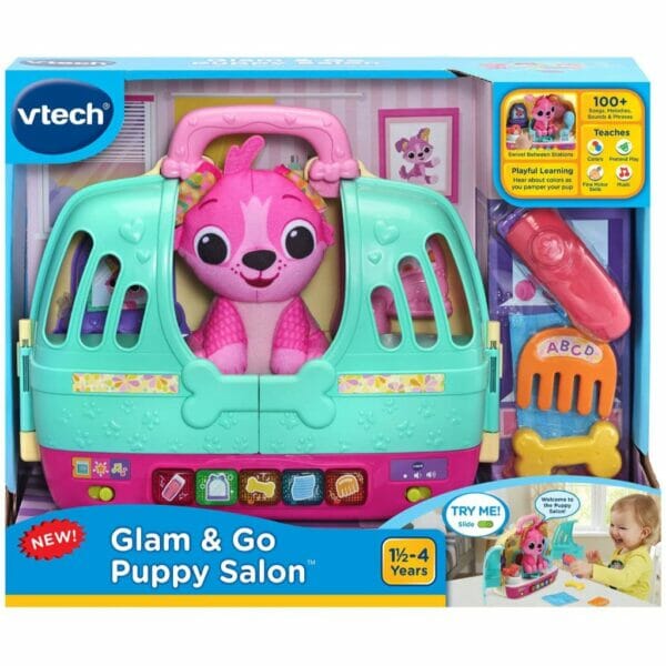 vtech glam and go puppy salon4