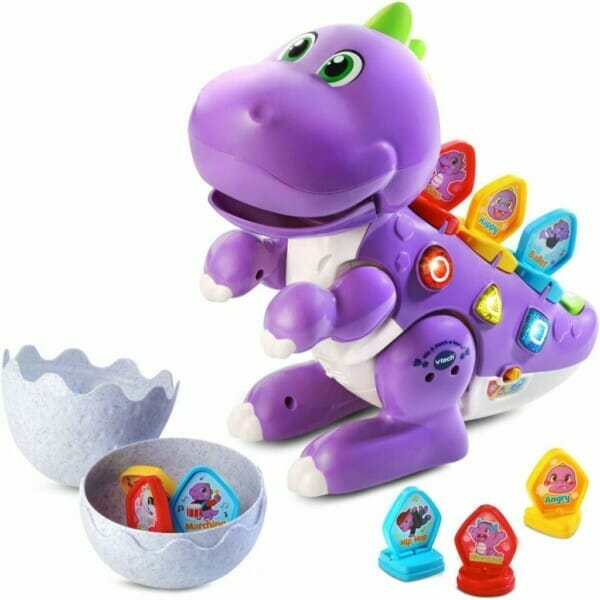 vtech mix and match a saurus, dinosaur learning toy for kids, purple (4)