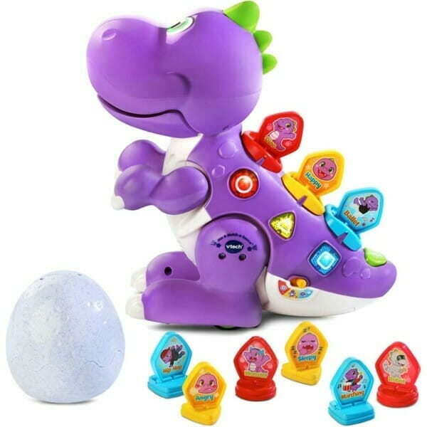 vtech mix and match a saurus, dinosaur learning toy for kids, purple (5)