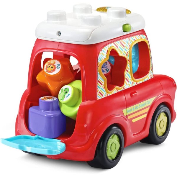 vtech sort and go smart car, red3
