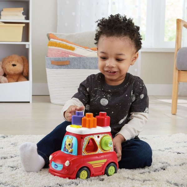 vtech sort and go smart car, red4