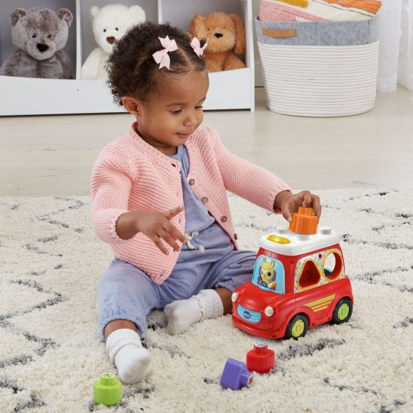 vtech sort and go smart car, red8