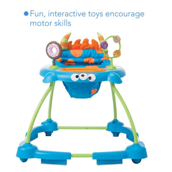 cosco simple steps baby walker, monster syd (5)