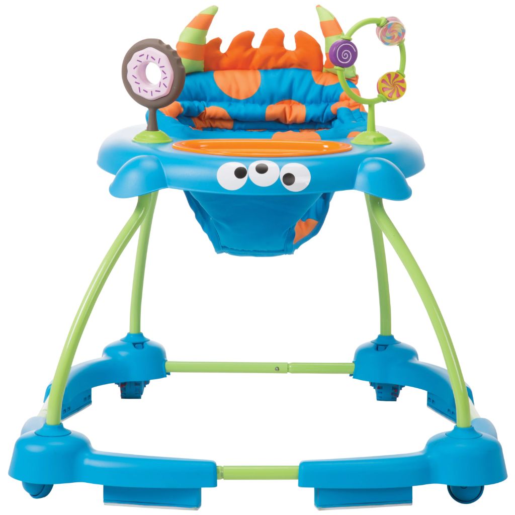 cosco simple steps baby walker, monster syd (7)