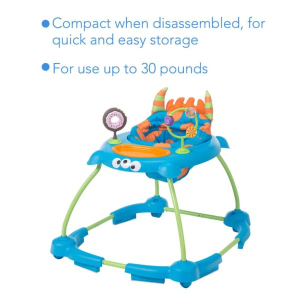 cosco simple steps baby walker, monster syd (8)