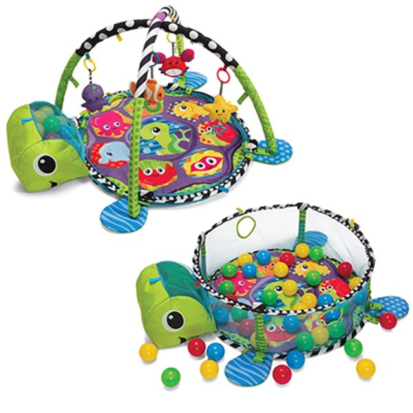 wonder baby activity gym and ball pit – turtle