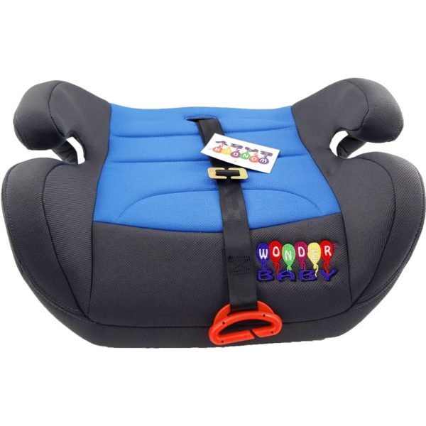 wonder baby backless booster seat,black and blue 1