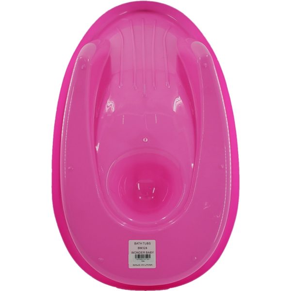 wonder baby bath tub pink2