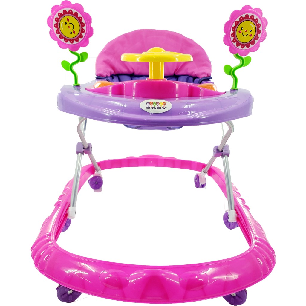 wonder baby bear baby walker, pink2