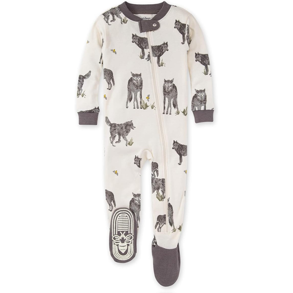 burt's bees baby one piece pjs