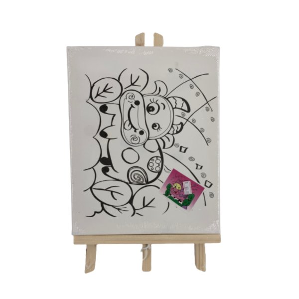 canvas painting with easel (2)