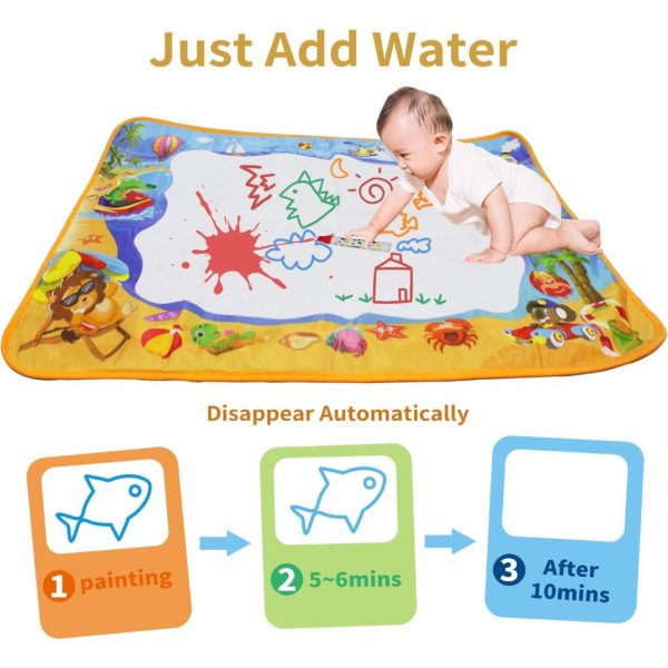 aqua magic doodle drawing mat – 40×32 inches1