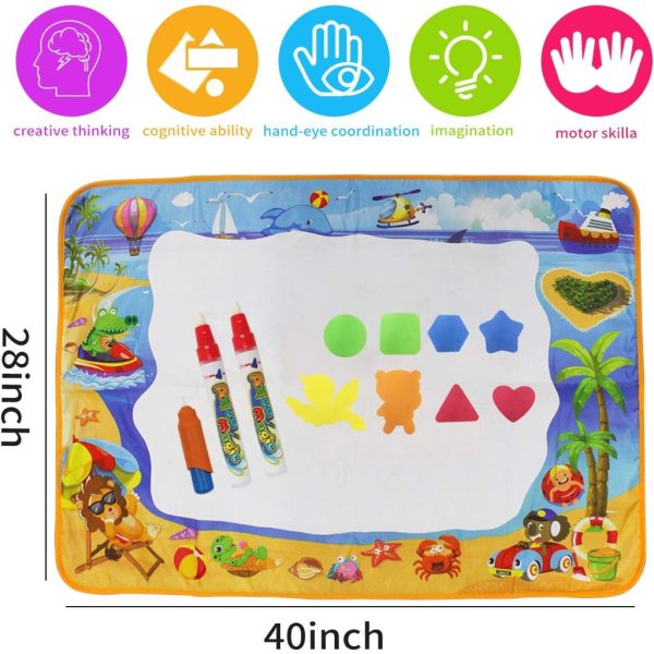 aqua magic doodle drawing mat – 40×32 inches2