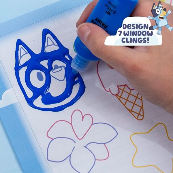 bluey window art suncatchers kit3
