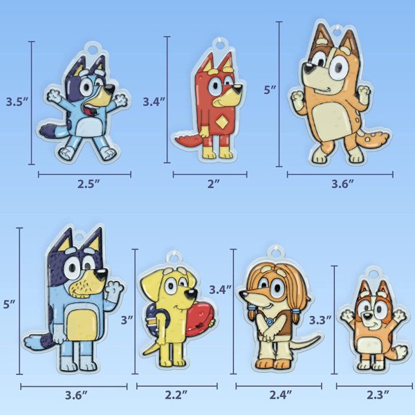 bluey window art suncatchers kit4