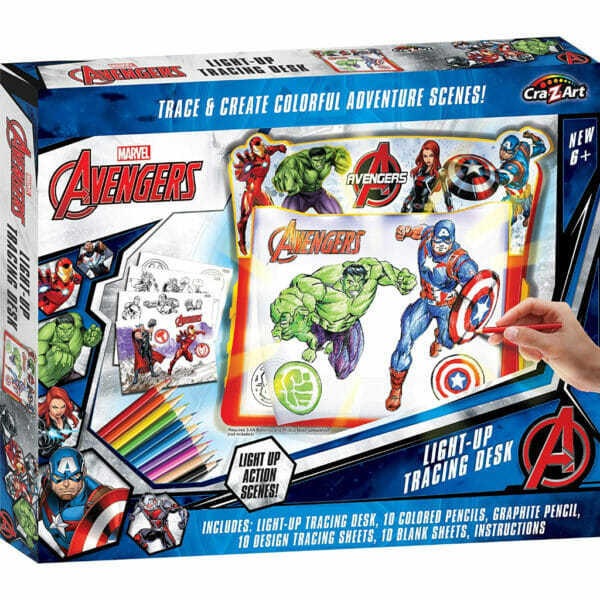 cra z art marvel avengers light up tracing pad3